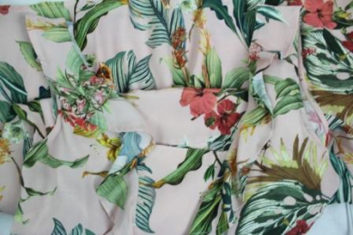 vestido estampado springfield