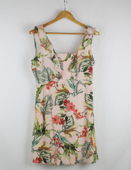 vestido estampado springfield