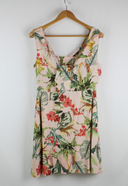 vestido estampado springfield