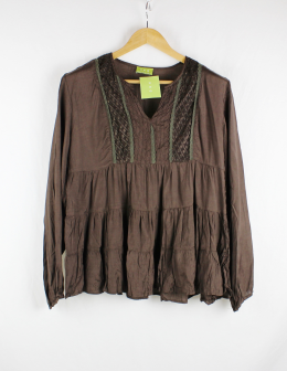 blusa satinada hhg