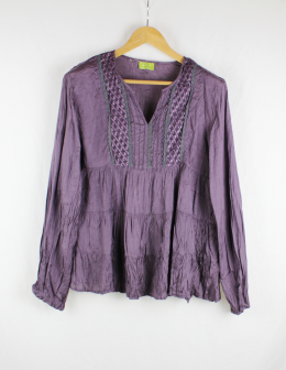 blusa satinada hhg