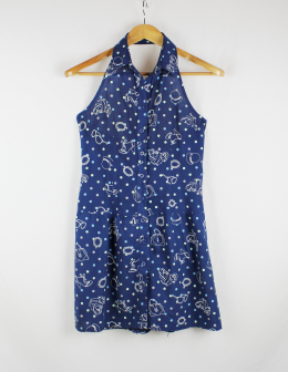 vestido camisero  halter mismash