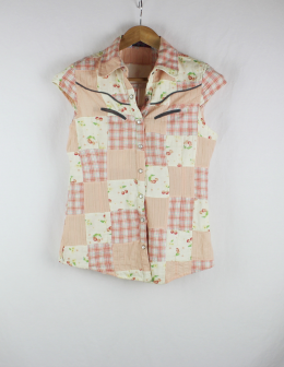 camisa patchwork smash