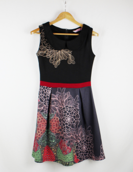 vestido estampado smash