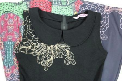 vestido estampado smash