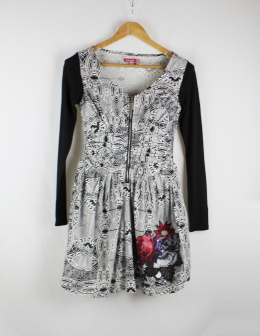 vestido drapeado smash