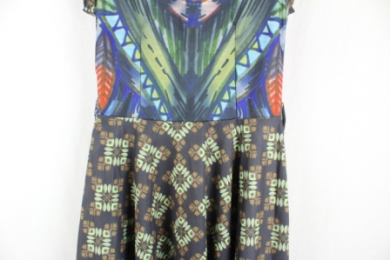 vestido estampado smash