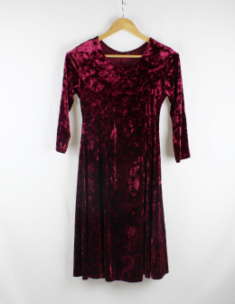 vestido terciopelo nkn nekane