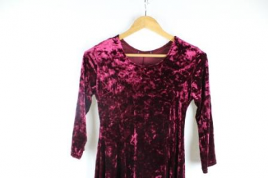 vestido terciopelo nkn nekane