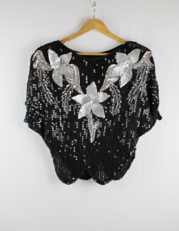 blusa fiesta paillettes