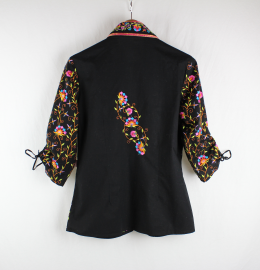 camisa bordada flamenco