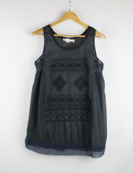 blusa bordada zara