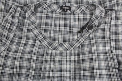 vestido tartan blanco