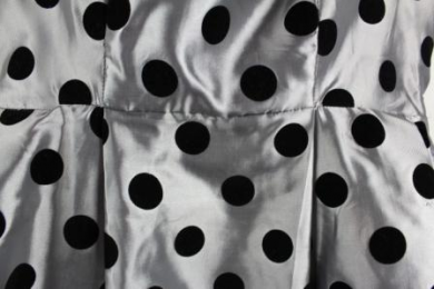 vestido lunares satinado mademoiselle r