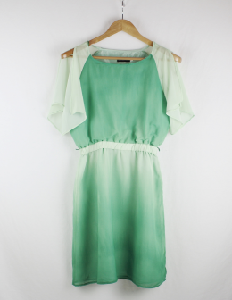 vestido gasa new saks