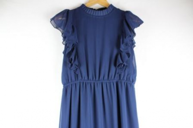vestido largo gasa lamorena