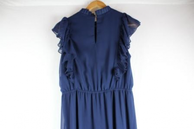 vestido largo gasa lamorena