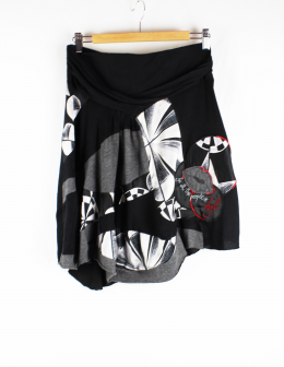 falda punto desigual