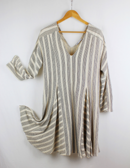 vestido rayas zara l/42-44