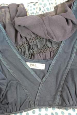 vestido seda victorio y lucchino