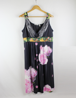 vestido tirantes punto roma