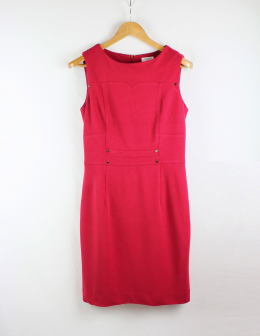 vestido texturizado cortefiel