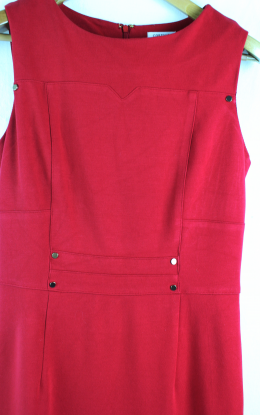 vestido texturizado cortefiel