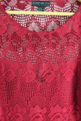 blusa encaje forever21