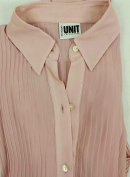 camisa plisada unit