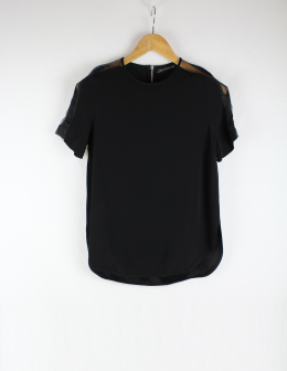 blusa s satinada zara