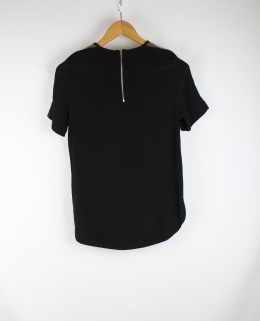 blusa s satinada zara