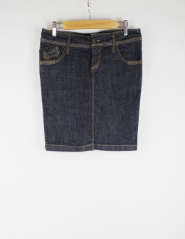 falda 40 denim stradivarius