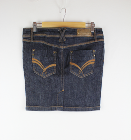 falda 40 denim stradivarius