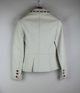 chaqueta 36 piel blanco