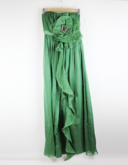 vestido largo 36/s seda amitie