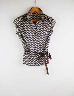 blusa 42 satinada aleco moda