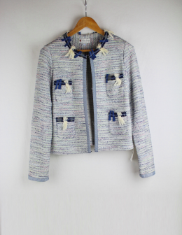 chaqueta 42 tweed silvia godino