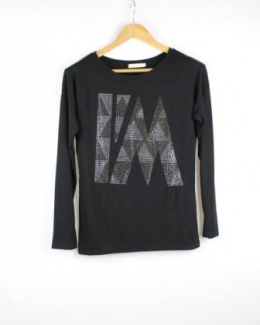 camiseta strass pink studio l