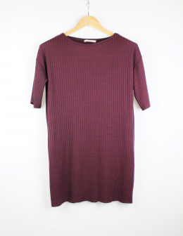 vestido punto bershka m