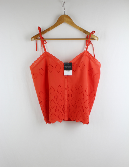 blusa tirantes bordada topshop 44-46