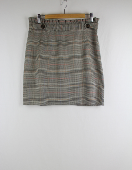 falda cuadro de gales topshop 44