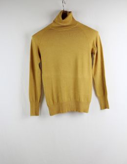 jersey cuello alto blanco