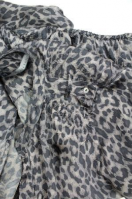 blusa animal print zara m