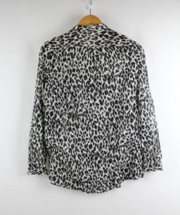 camisa animal print zara m