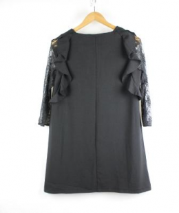 vestido encaje zara m
