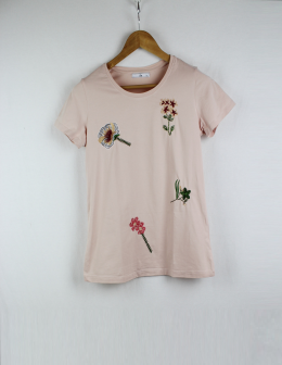 camiseta bordada lm