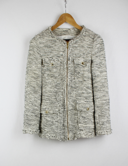 chaqueta tweed cortefiel s