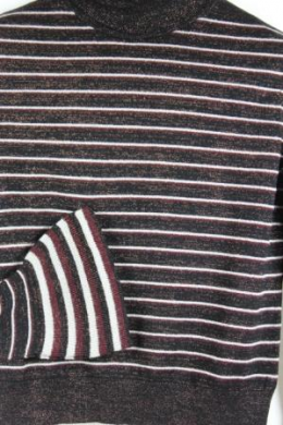 jersey cuello alto rayas mango s