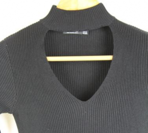 jersey collar bershka m