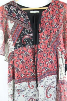 vestido largo paisley amitie l